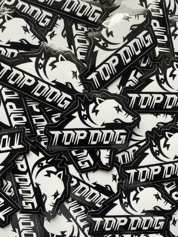 TOP DOG STICKER PACK 4