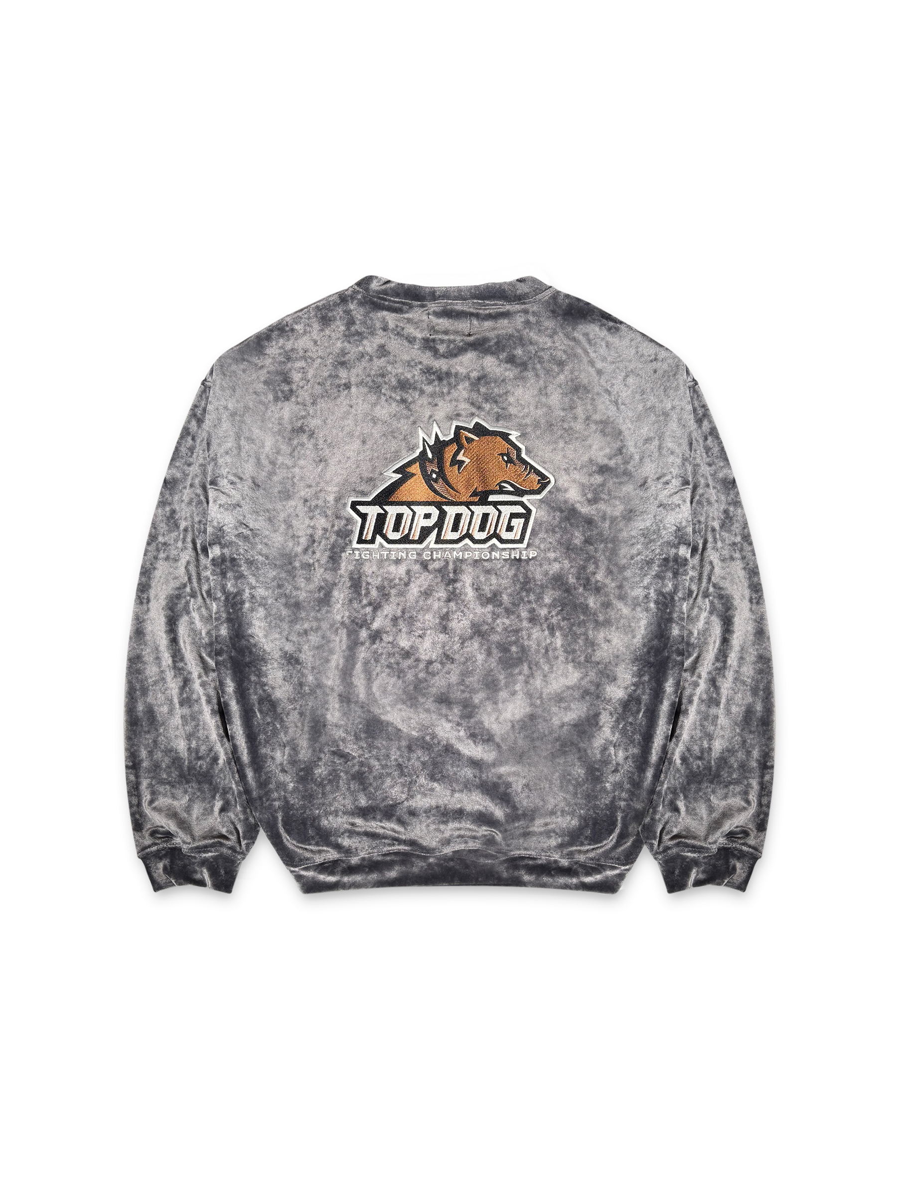 Свитшот TOP DOG VELOUR темно-серый